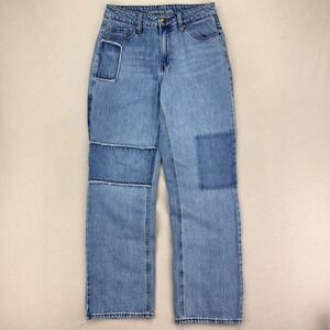 Empyre Jeans Frankie Dad‎ Jean Womens 27 Patchwork Denim Skater Grunge Y2K